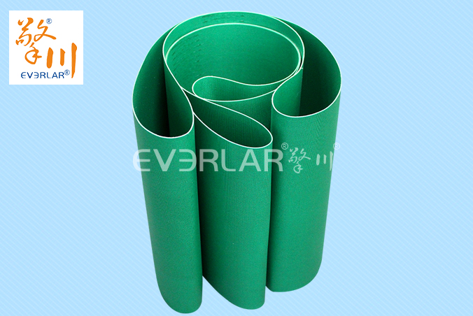 綠色PVC輸送帶跑偏怎么快速調(diào)節(jié)？